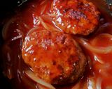 *煮込みハンバーグソース&玉ねぎ入り*作り方9写真