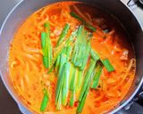 韓国風ニラと卵のピリ辛スープ作り方8写真