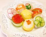 お雛祭り*色々なお祝いに♪華やか手毬寿司作り方12写真