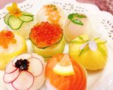 お雛祭り*色々なお祝いに♪華やか手毬寿司作り方14写真