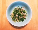 豆苗とツナのごまマヨ和え作り方2写真