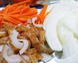 少ない油で!ちくわと野菜のかき揚げ作り方1写真