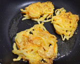 少ない油で！ちくわと野菜のかき揚げ作り方4写真