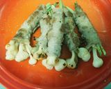 アレンジ のびるの肉巻き♪作り方4写真