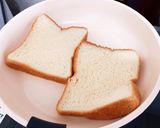 クロックムッシュ＊フレンチトースト風作り方2写真