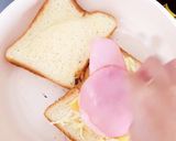 クロックムッシュ＊フレンチトースト風作り方3写真