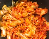 ニンニク キムチ鍋！辛ラーメンでシメ！作り方4写真