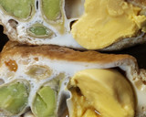 卵と空豆のおあげ袋煮♪すき焼き味で作り方6写真