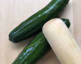 麺つゆで簡単♪胡瓜・塩昆布の即席浅漬け作り方1写真