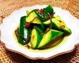 麺つゆで簡単♪胡瓜・塩昆布の即席浅漬け作り方4写真