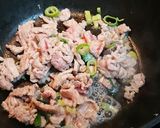 ほうれん草と牛カルビのグリーン炒飯作り方4写真