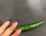すぐ食べOK♡蛇腹胡瓜の丸ごと一本浅漬け作り方1写真