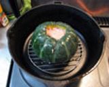 丸ごと南瓜！肉詰め蒸し♪作り方3写真