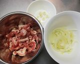 節約レシピ！豚こま肉のトンテキ風作り方1写真