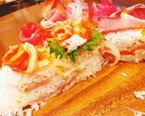 超豪華！　母の日の押し寿司ケーキ（娘作）作り方9写真