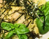 キノコのバター炒めパスタ●和風だし風味作り方3写真