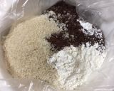 卵なし！おやつに袋でチョコココア蒸しパン作り方1写真