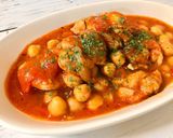 鶏ももとひよこ豆のトマト煮込み作り方7写真