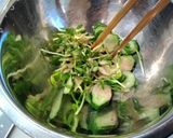 豆苗のレモン風味サラダ作り方4写真
