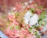 【電鍋レシピ】お皿ごと蒸す！シュウマイ作り方1写真