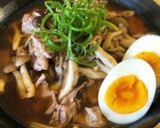 豚こまきのこあんかけラーメン作り方7写真