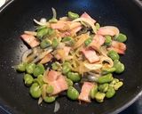 ☆美味☆空豆とニンニクの春らしいパスタ作り方4写真
