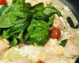 鶏肉とバジル&プチトマトのチーズ炒め作り方3写真