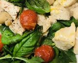 鶏肉とバジル&プチトマトのチーズ炒め作り方4写真