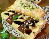 幸せ感じる♡チョコバナナ トースト～♬*作り方6写真