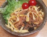 お昼ごはん!そばめし作り方3写真