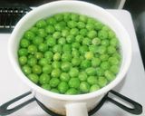 グリーンピースで春の豆ごはん作り方2写真