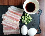 半熟目玉焼き★タレと絡めて目玉焼き丼*･作り方1写真