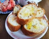 塩分ひかえめ☆ヘルシーガーリックトースト作り方3写真