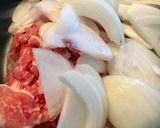 豚こま肉で簡単豚丼作り方3写真