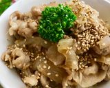 豚こま肉で簡単豚丼作り方5写真
