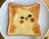 食パンアート★オカメインコ作り方2写真
