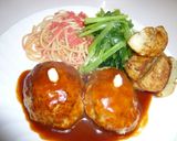にんにくポークハンバーグ作り方7写真