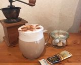 ミルクウォーマーでカフェラテ泡立ちミルク作り方9写真