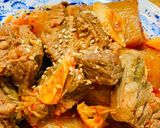 韓国風☆牛肉と大根の煮物作り方8写真