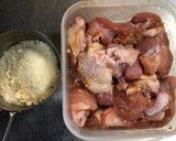 鶏肉のガーリックチーズパン粉焼き作り方1写真