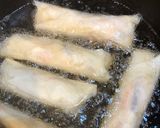 お気に入りの春巻①鳥ムネ肉春巻き作り方6写真