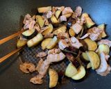 なすとピーマンの豚肉味噌炒め丼作り方4写真