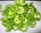 ぱぱっとゴーヤチャーハン作り方1写真