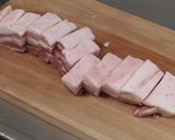 豚バラ肉の角煮　大根を添えて作り方1写真