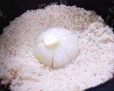 新玉ネギの炊き込み★ガーリックバター醤油作り方3写真