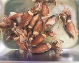 ホタルイカと青菜のカラシ醤油和え作り方1写真