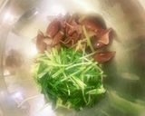 ホタルイカと青菜のカラシ醤油和え作り方10写真