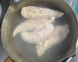 鶏ささみとアボカドのわさび醤油和え作り方2写真
