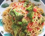 ブロッコリーのワイン・トマトソースパスタ作り方10写真
