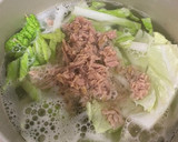 ツナと白菜の旨とろ豆乳スープ作り方2写真